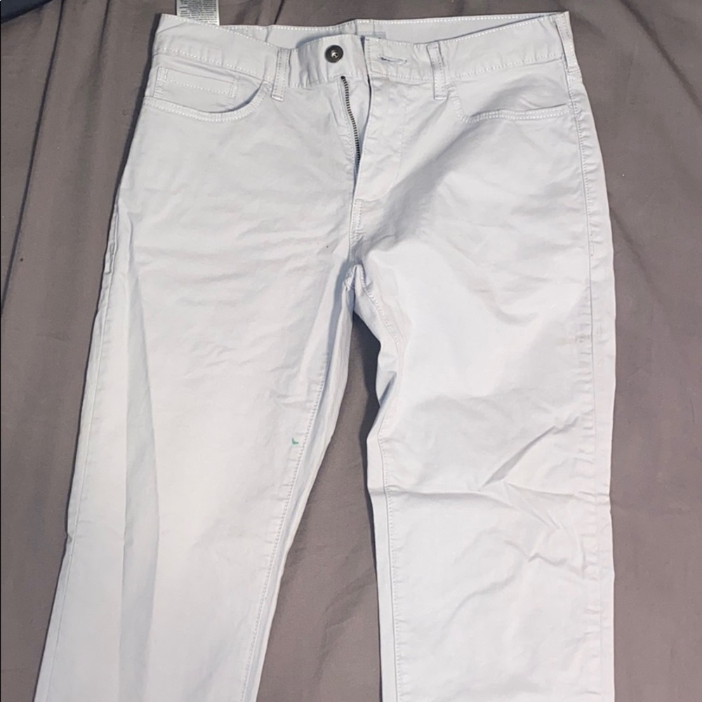 Light grey Chino/Dress Slim Fit Pants w/ cuffs